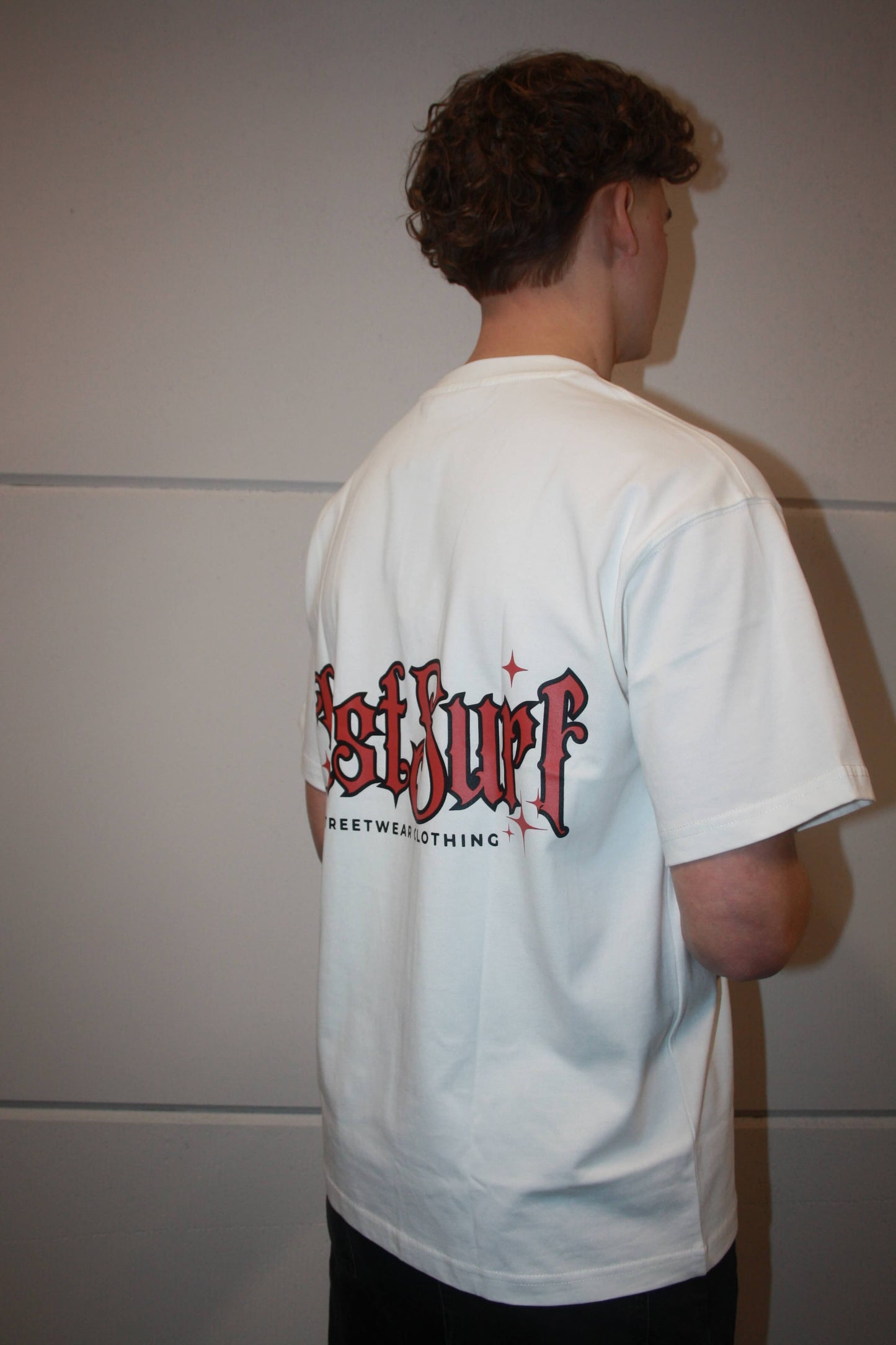 JUSTSURF | OVERSIZED STREETWEAR TEE WHITE