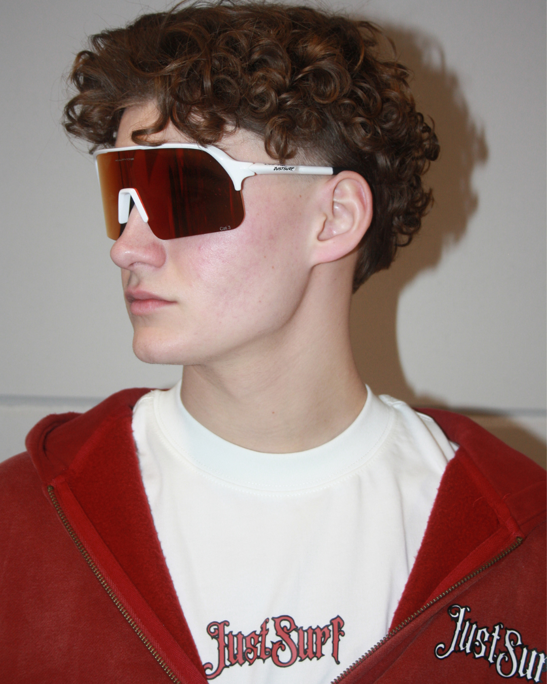JUSTSURF EYEWEAR I SPORT SUNGLASSES WHITE UV400
