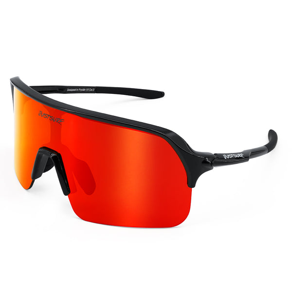 JUSTSURF EYEWEAR I SPORT SUNGLASSES BLACK UV-400
