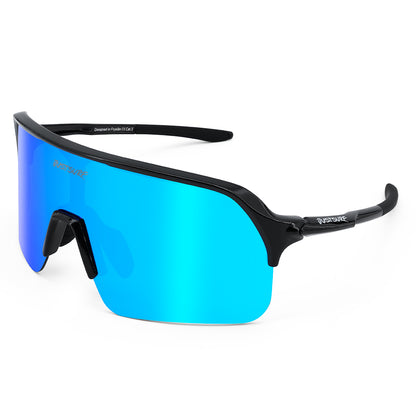 JUSTSURF EYEWEAR I SPORT SUNGLASSES BLACK UV-400
