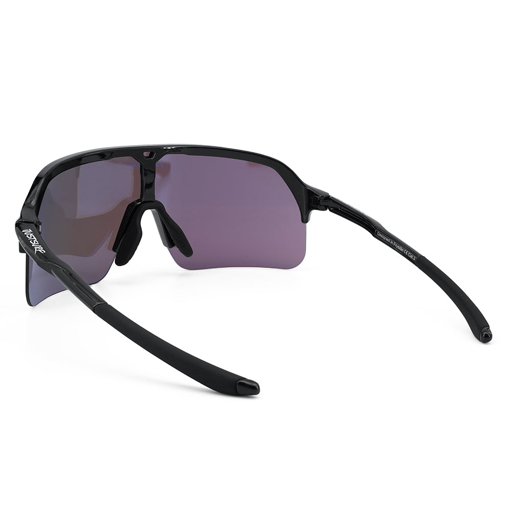 JUSTSURF EYEWEAR I SPORT SUNGLASSES BLACK UV-400