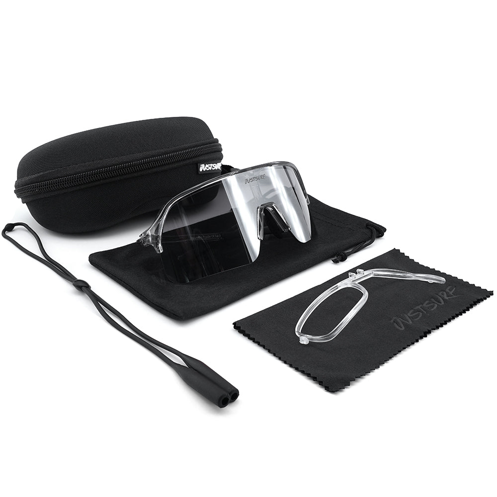JUSTSURF EYEWEAR I SPORT SUNGLASSES TRANSPARENT UV-400