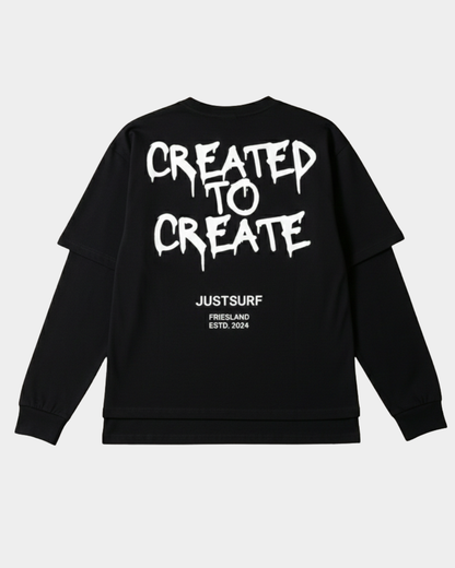 CREATED TO CREATE | OVERSIZED LONGSLEEVE