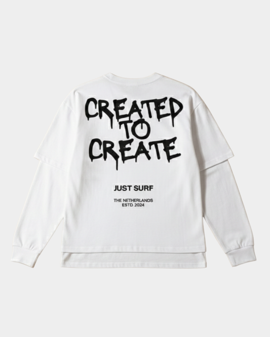 CREATED TO CREATE | OVERSIZED LONGSLEEVE