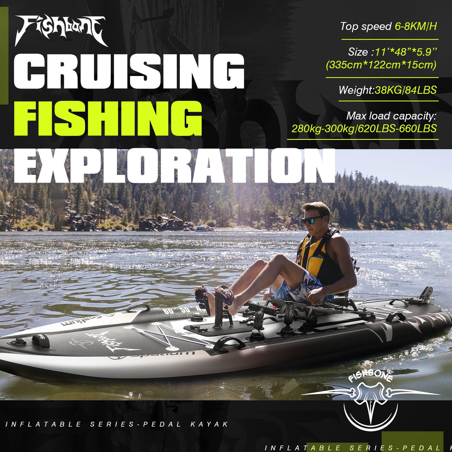 JUSTSURF SUP I FISHING SUP KAJAK