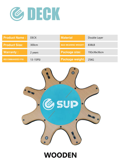 JUSTSUP I YOGA SUP DECK 8 PERSONEN