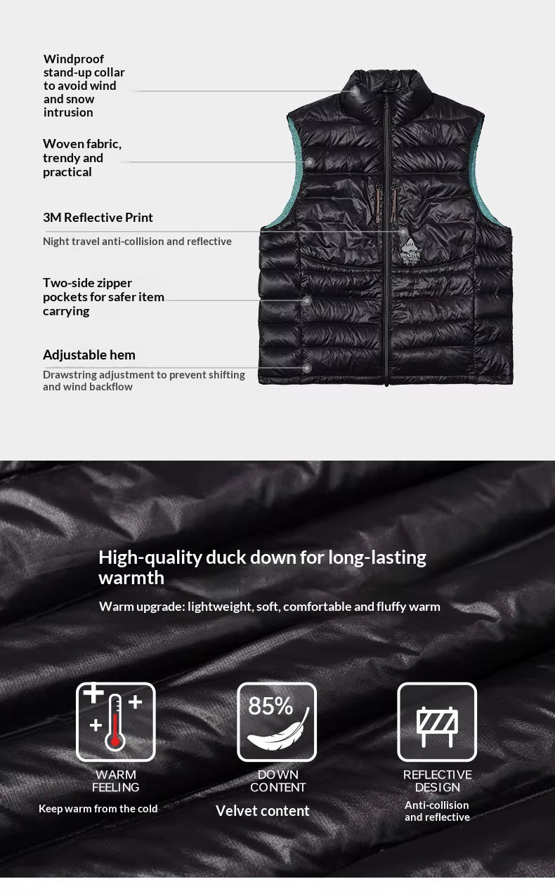 JUSTSURF I BODYWARMER OUTDOOR DONSJACKET