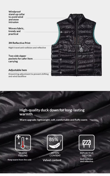 JUSTSURF I BODYWARMER OUTDOOR DONSJACKET