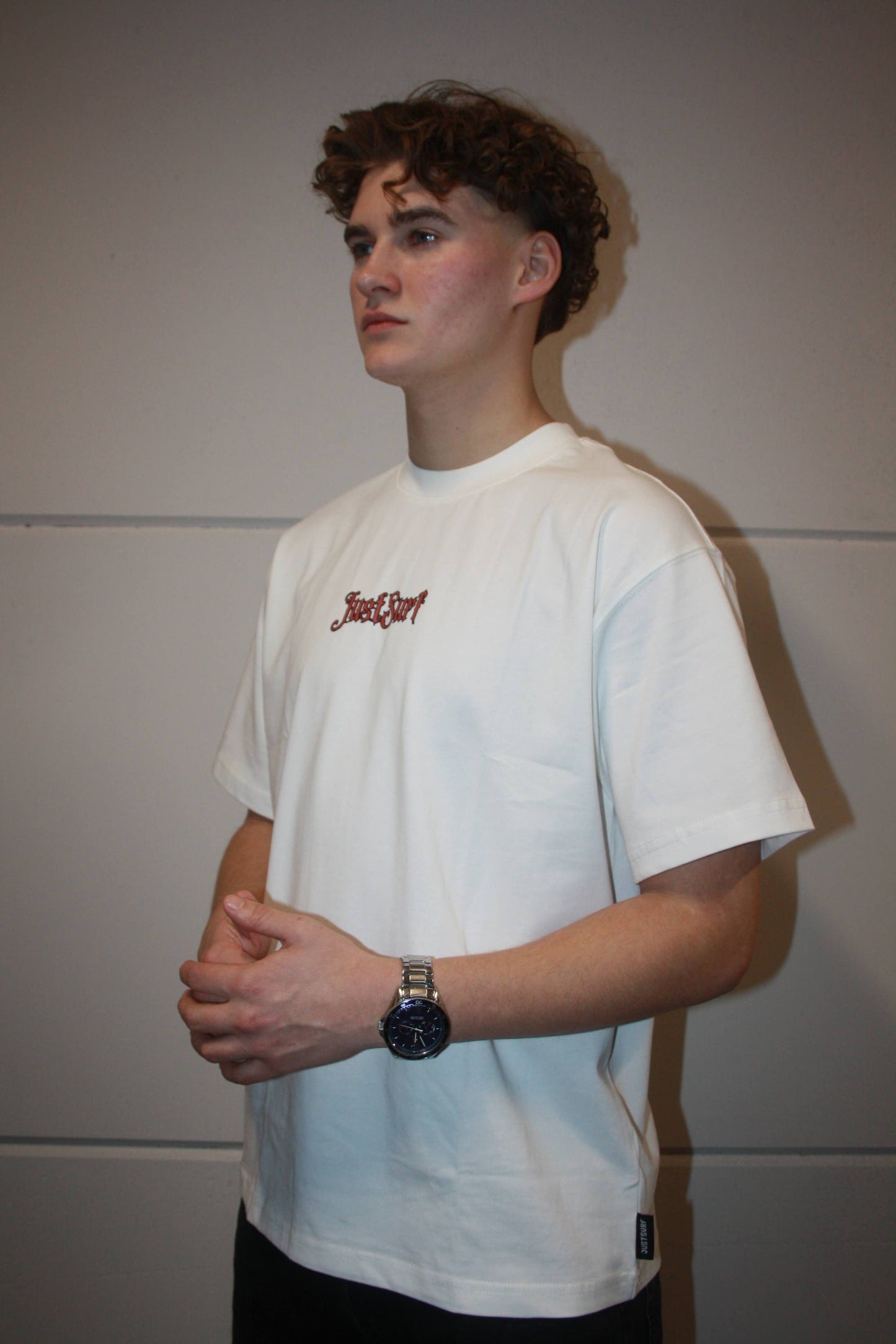 JUSTSURF | OVERSIZED STREETWEAR TEE WHITE