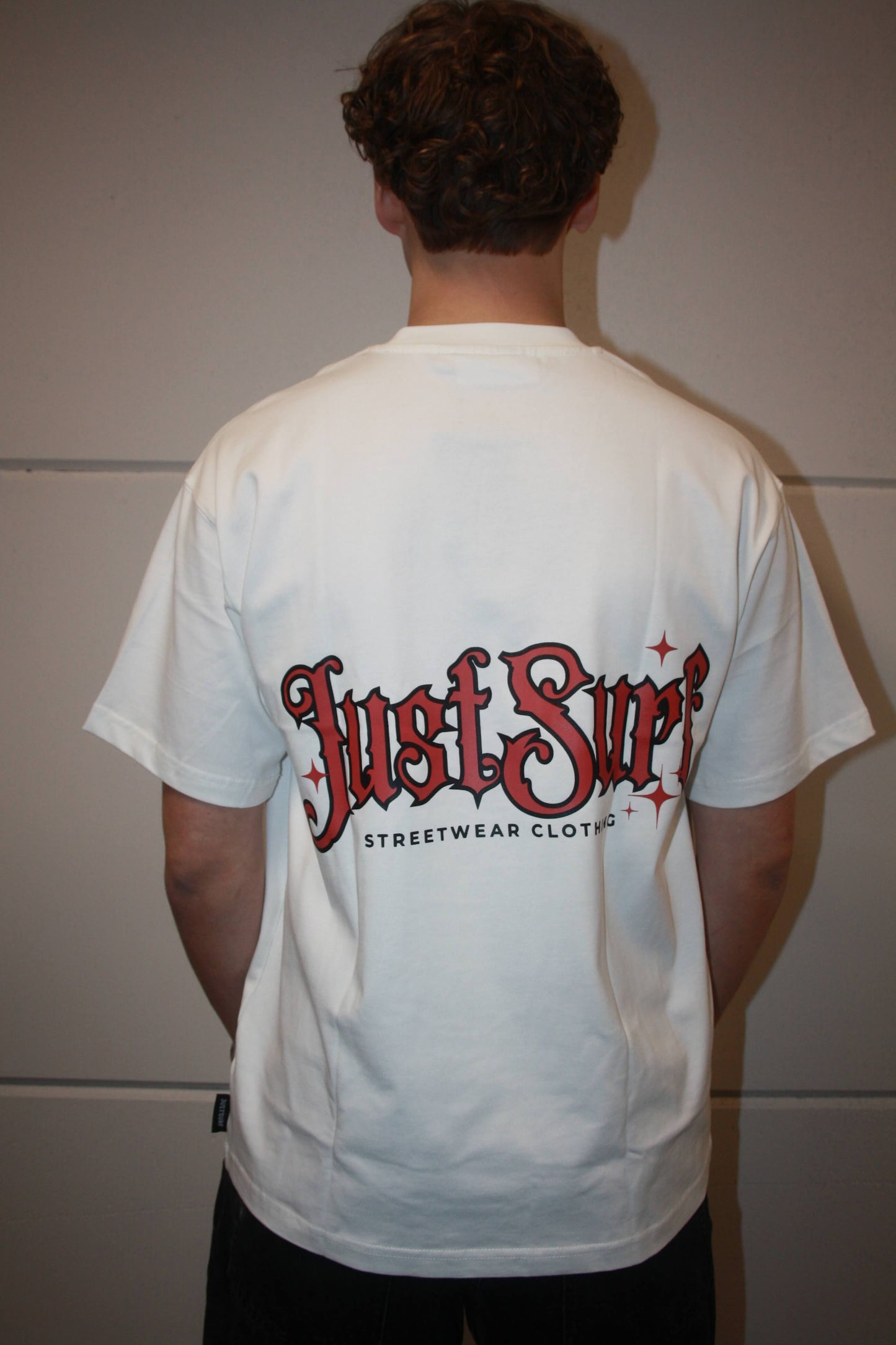 JUSTSURF | OVERSIZED STREETWEAR TEE WHITE