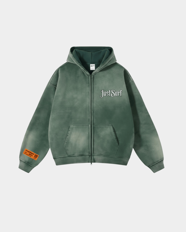 JUSTSURF I ZIP UP HOODIE STREETWEAR