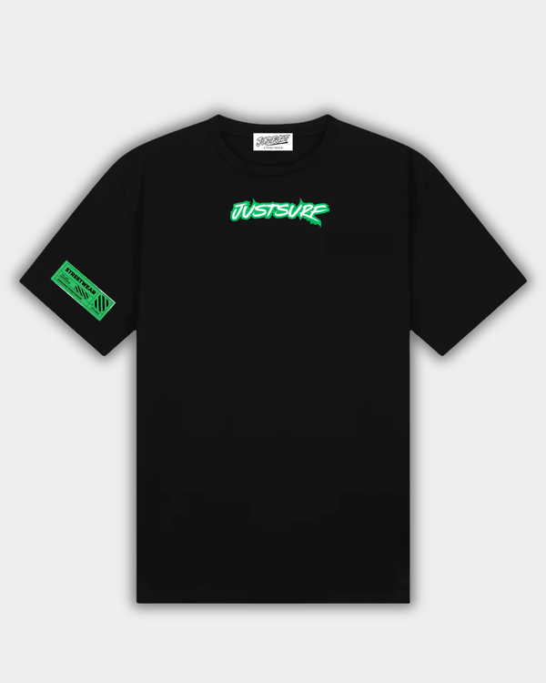 KITESURF T-SHIRT BLACK I JUSTSURF STREETWEAR