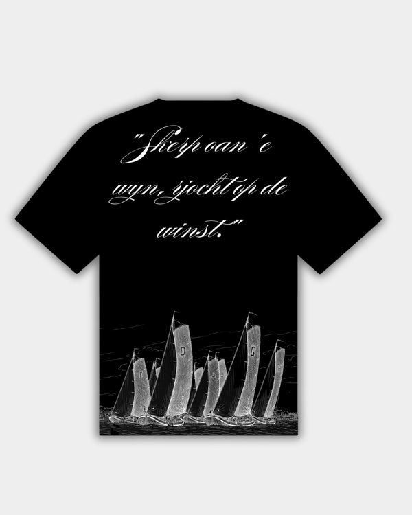 SKS SKUTSJESILEN T-SHIRT BLACK