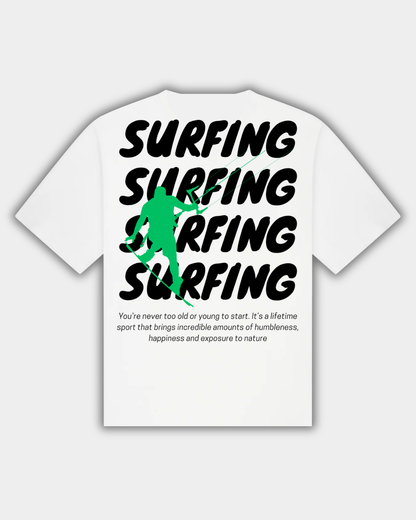 KITESURF T-SHIRT WHITE I JUSTSURF KITE COLLECTOIN