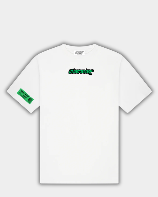 KITESURF T-SHIRT WHITE I JUSTSURF KITE COLLECTOIN