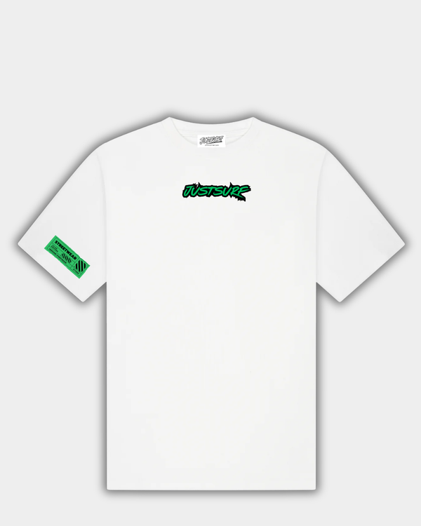 KITESURF T-SHIRT WHITE I JUSTSURF KITE COLLECTOIN