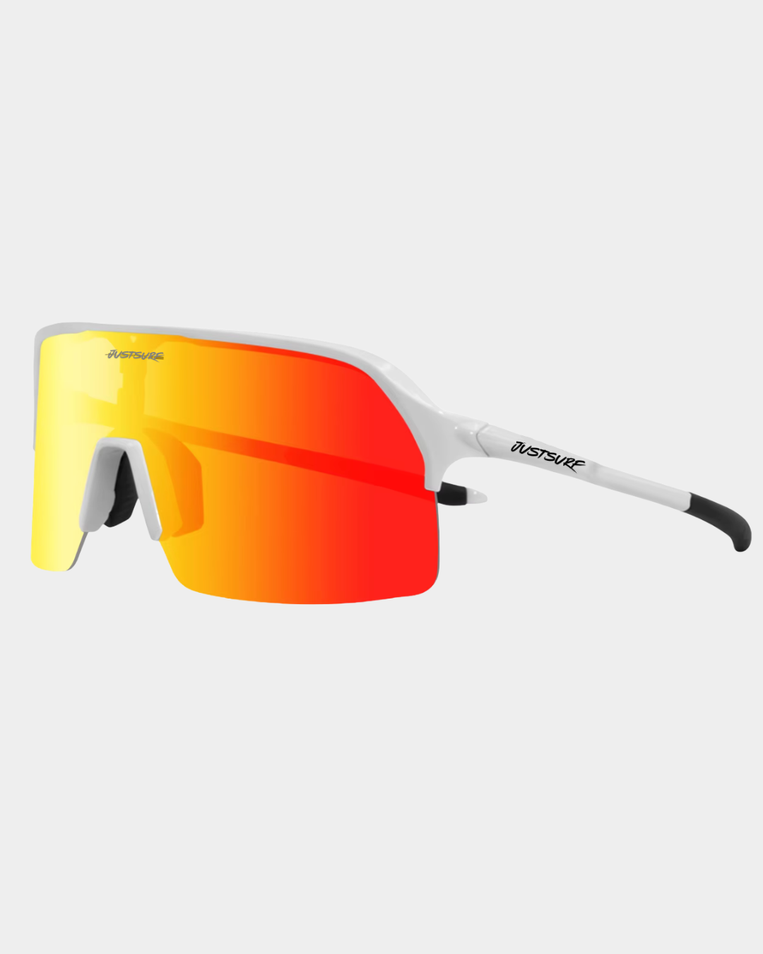 JUSTSURF EYEWEAR I SPORT SUNGLASSES WHITE UV400