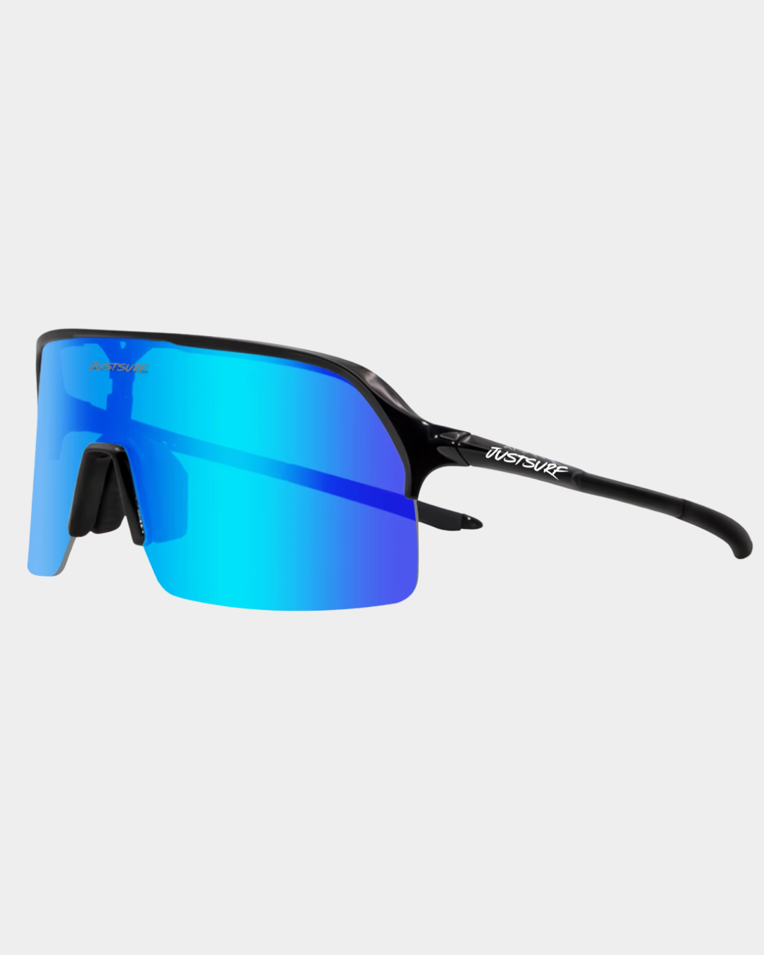 JUSTSURF EYEWEAR I SPORT SUNGLASSES BLACK UV-400