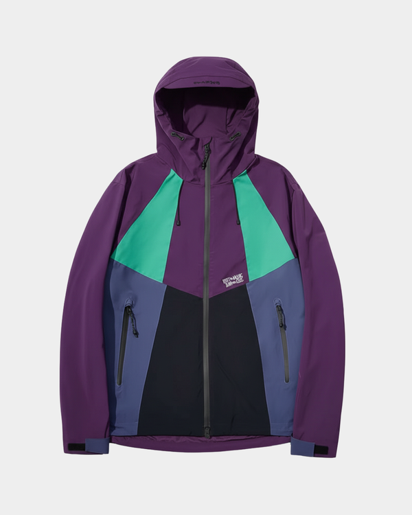 JUSTSURF I SOFTSHELL OUTDOOR JACKET - PURPLE