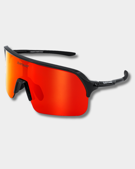 JUSTSURF EYEWEAR I SPORT SUNGLASSES BLACK UV-400