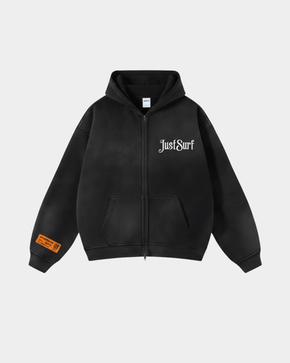 JUSTSURF I ZIP UP HOODIE STREETWEAR