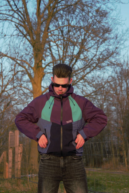 JUSTSURF I SOFTSHELL OUTDOOR JACKET - PURPLE