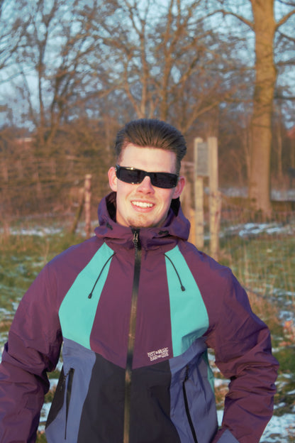 JUSTSURF I SOFTSHELL OUTDOOR JACKET - PURPLE