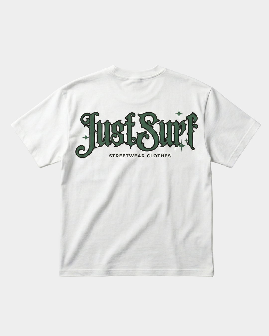 JUSTSURF | OVERSIZED STREETWEAR TEE WHITE