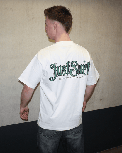 JUSTSURF | OVERSIZED STREETWEAR TEE WHITE