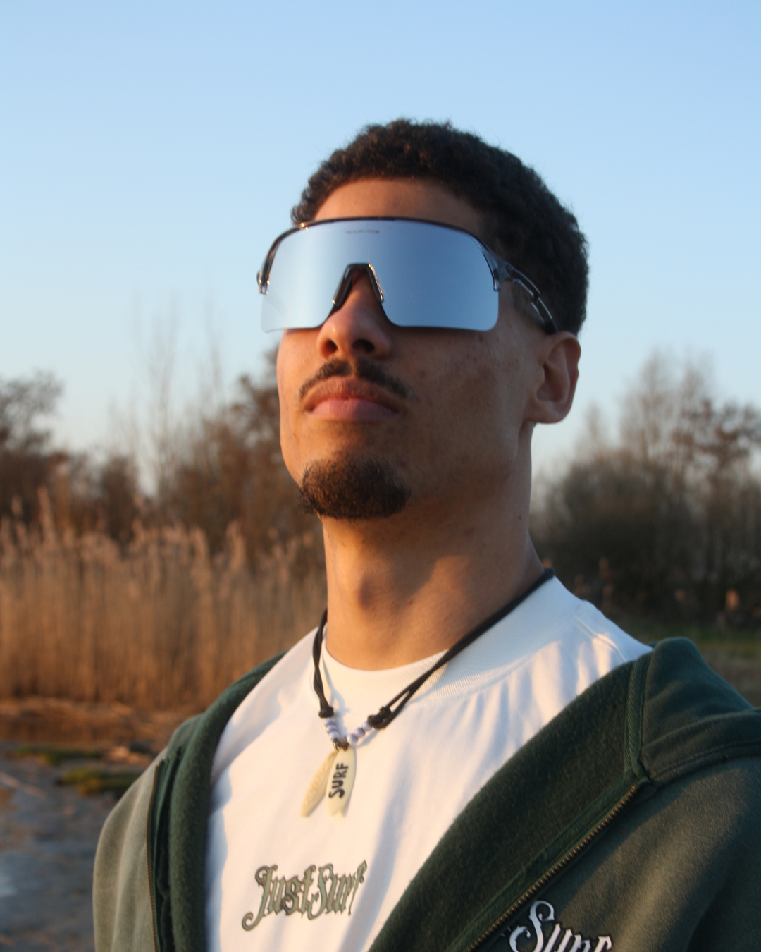 JUSTSURF EYEWEAR I SPORT SUNGLASSES TRANSPARENT UV-400
