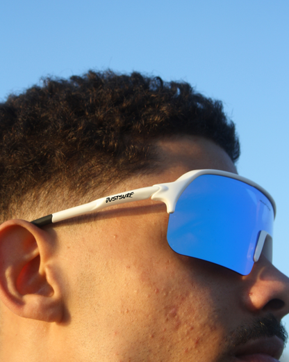 JUSTSURF EYEWEAR I SPORT SUNGLASSES WHITE UV400