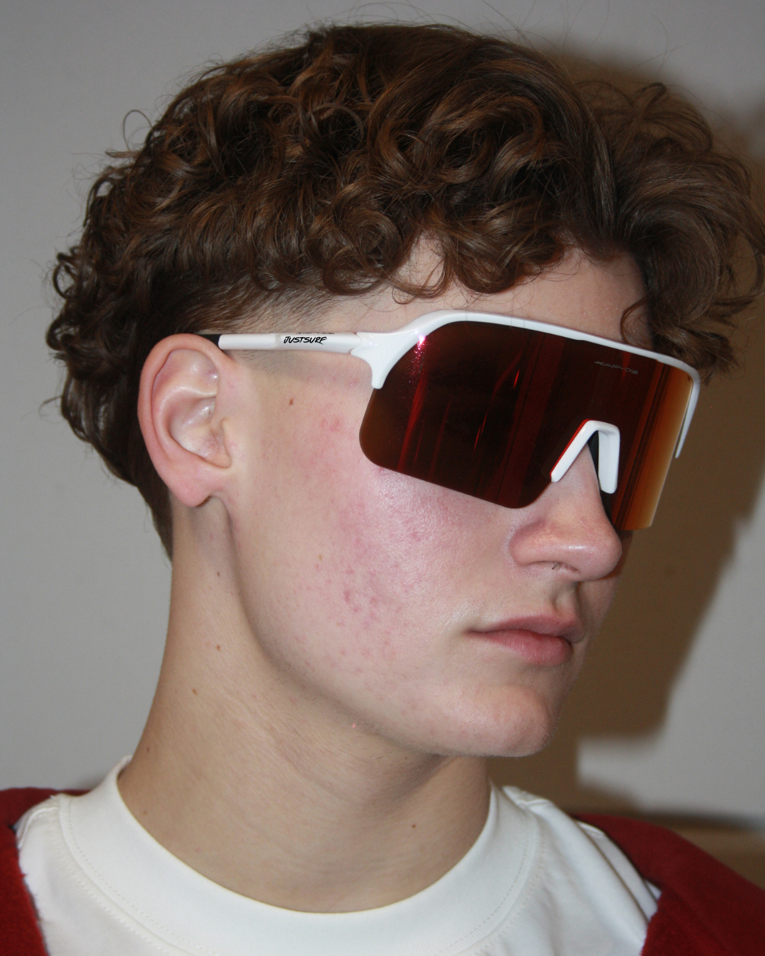 JUSTSURF EYEWEAR I SPORT SUNGLASSES WHITE UV400