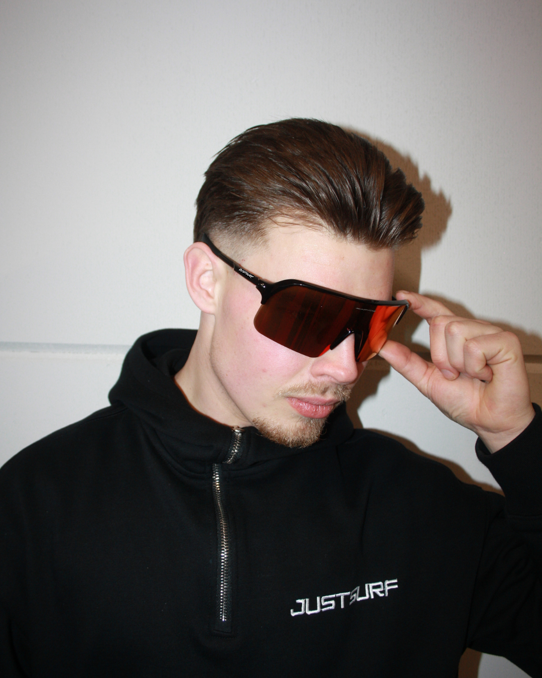 JUSTSURF EYEWEAR I SPORT SUNGLASSES BLACK UV-400