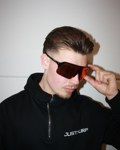 JUSTSURF EYEWEAR I SPORT SUNGLASSES BLACK UV-400