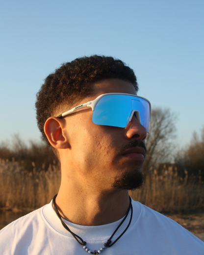 JUSTSURF EYEWEAR I SPORT SUNGLASSES WHITE UV400